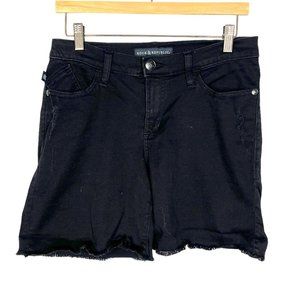 Rock & Republic Black Bumpershoot Mid Rise Shorts 8